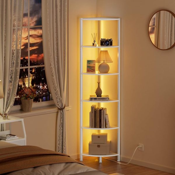 6 Tier Corner Shelf with LED - Image 6