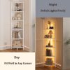 6 Tier Corner Shelf with LED