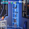6 Tier Corner Shelf with LED - Image 4