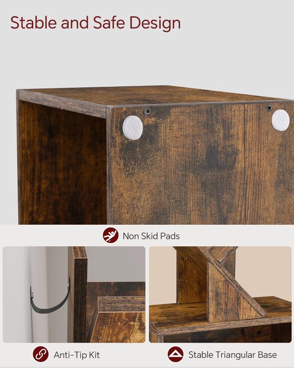 6 Tier Tree Bookshelf, - Image 2