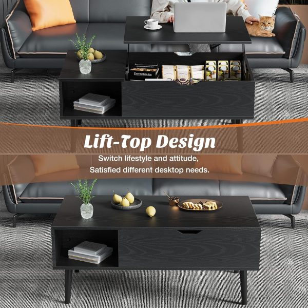 Sweetcrispy Coffee Table Black - Image 4