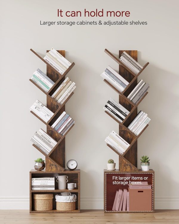 6 Tier Tree Bookshelf, - Image 4